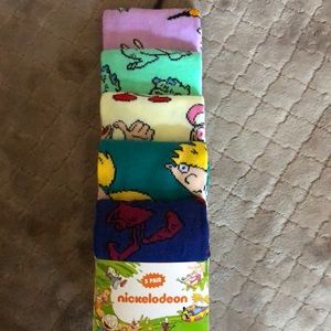 🐝BNWT Nickelodeon Men’s 5 pair casual crew socks